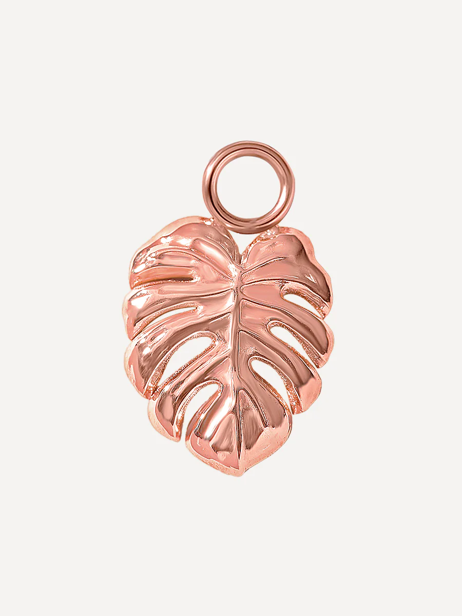 11,5x10mm Monstera Leaf Ohrring-Charm - Image 3