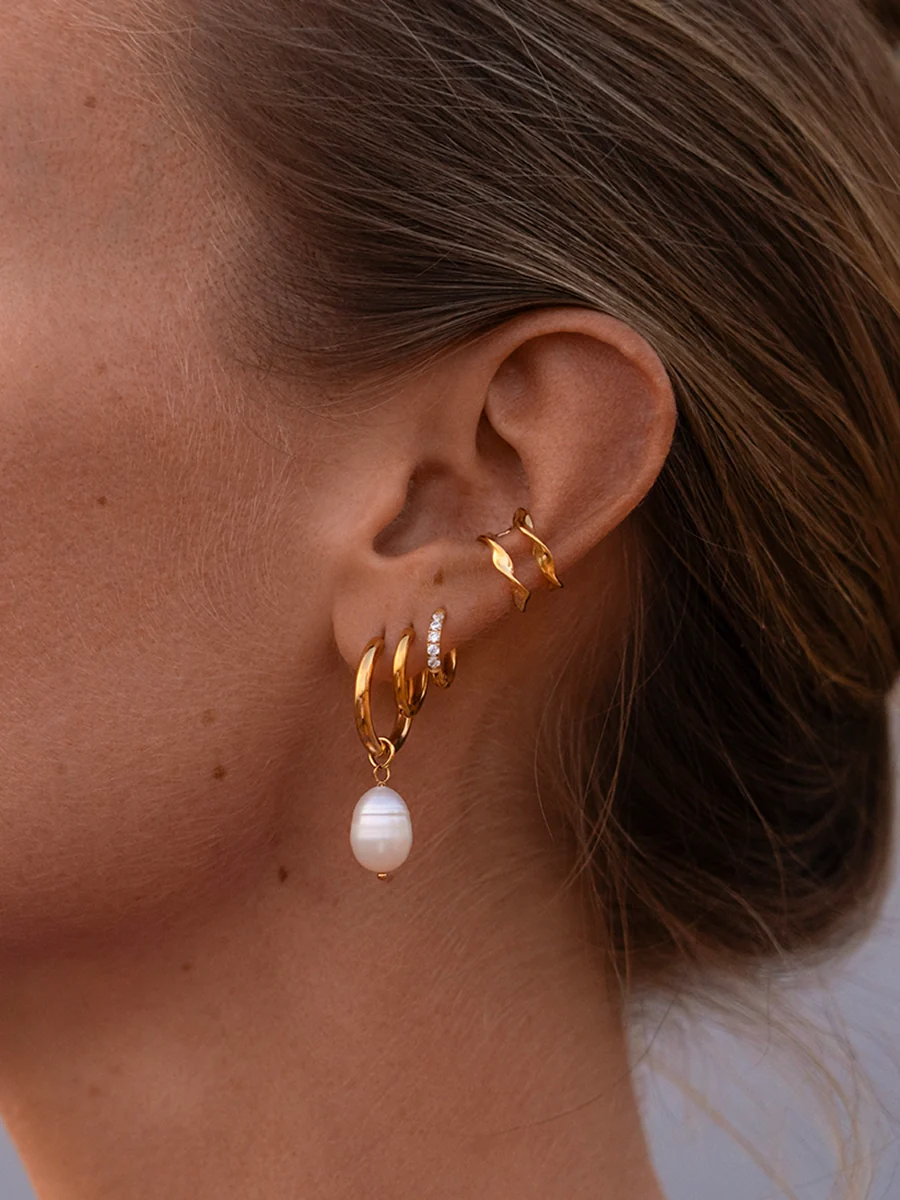 12mm CRYSTALIZED SHINE HOOP SMALL Ohrringe - Image 12