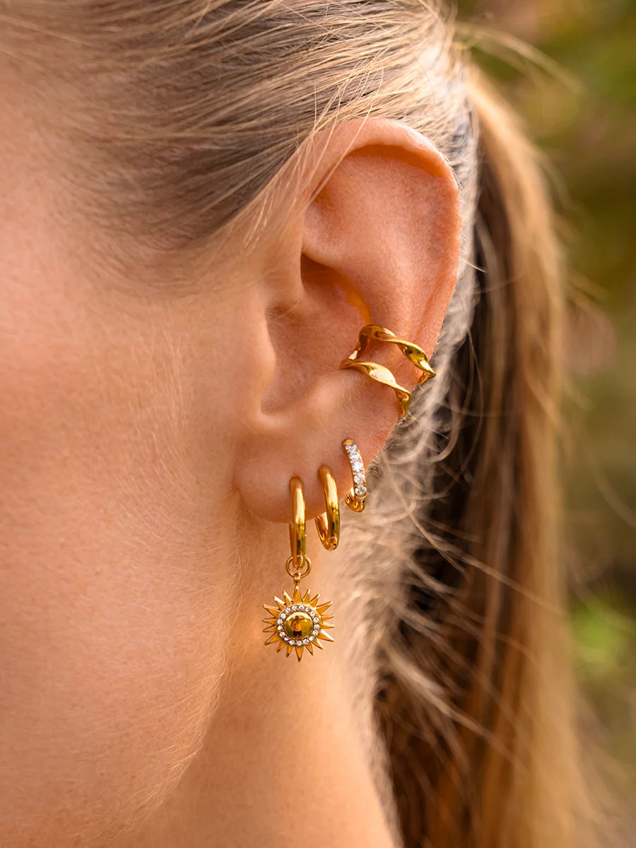 12mm CRYSTALIZED SHINE HOOP SMALL Ohrringe - Image 13