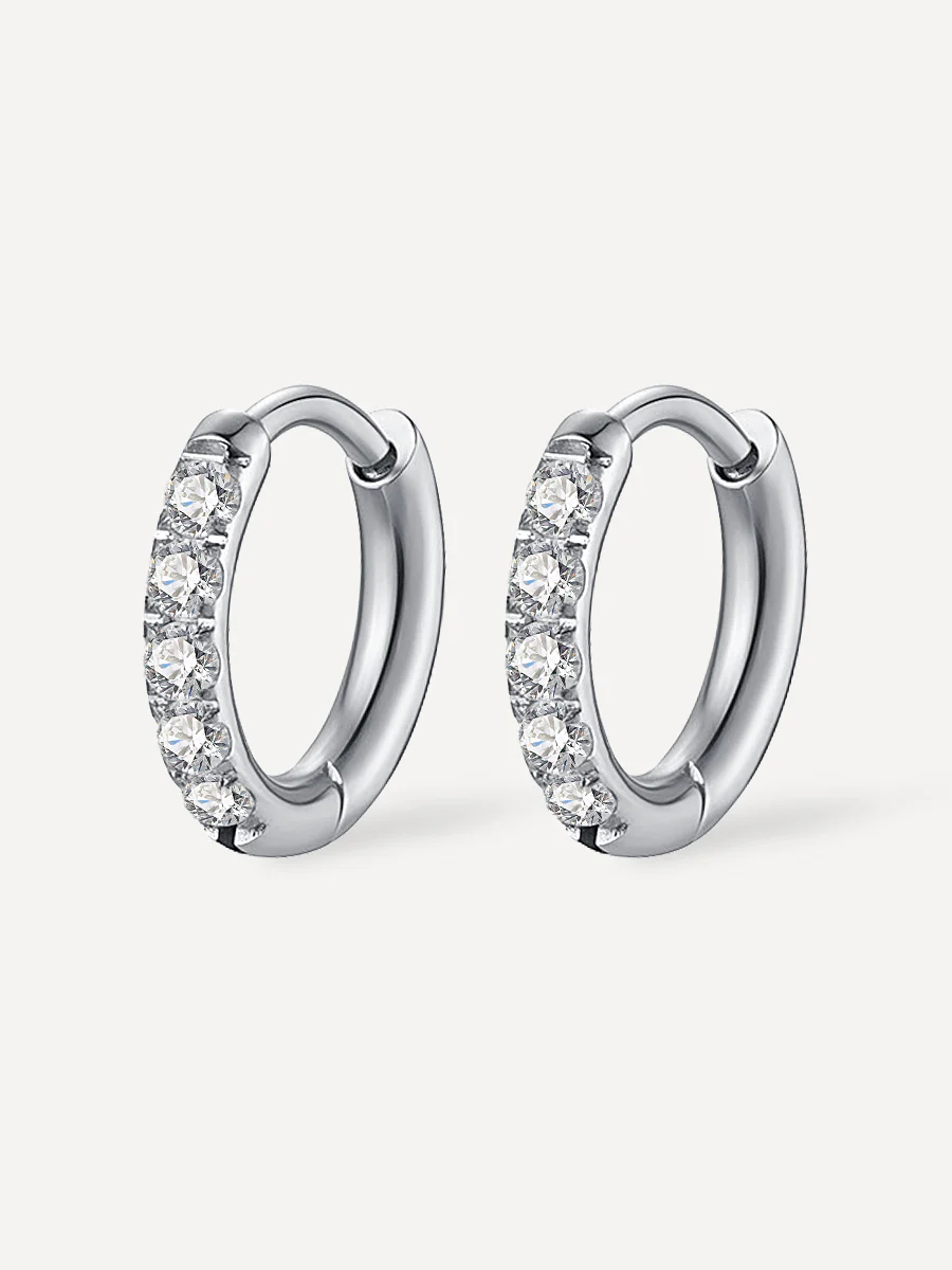 12mm CRYSTALIZED SHINE HOOP SMALL Ohrringe - Image 17
