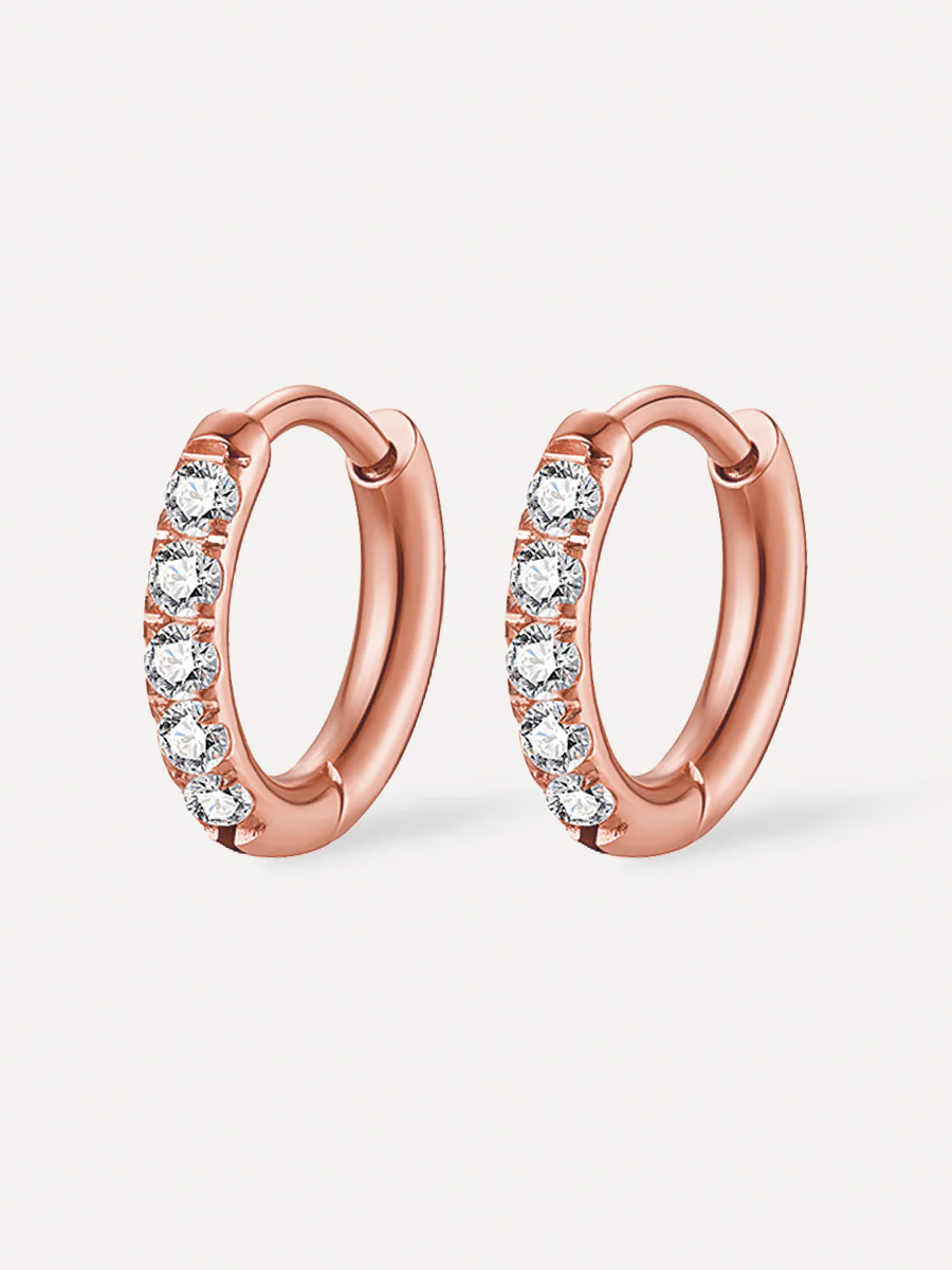 12mm CRYSTALIZED SHINE HOOP SMALL Ohrringe - Image 18