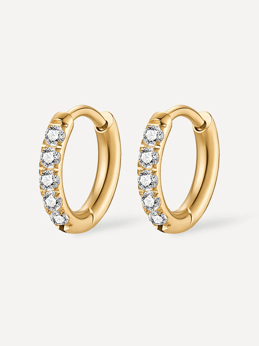 12mm CRYSTALIZED SHINE HOOP SMALL Ohrringe - Image 19