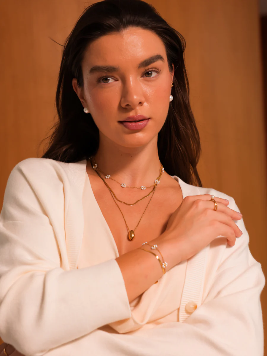 Serene Pearl White Ohrringe - Image 6