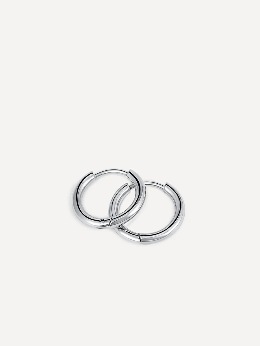 14mm SLIM HOOP Small Ohrringe - Image 11