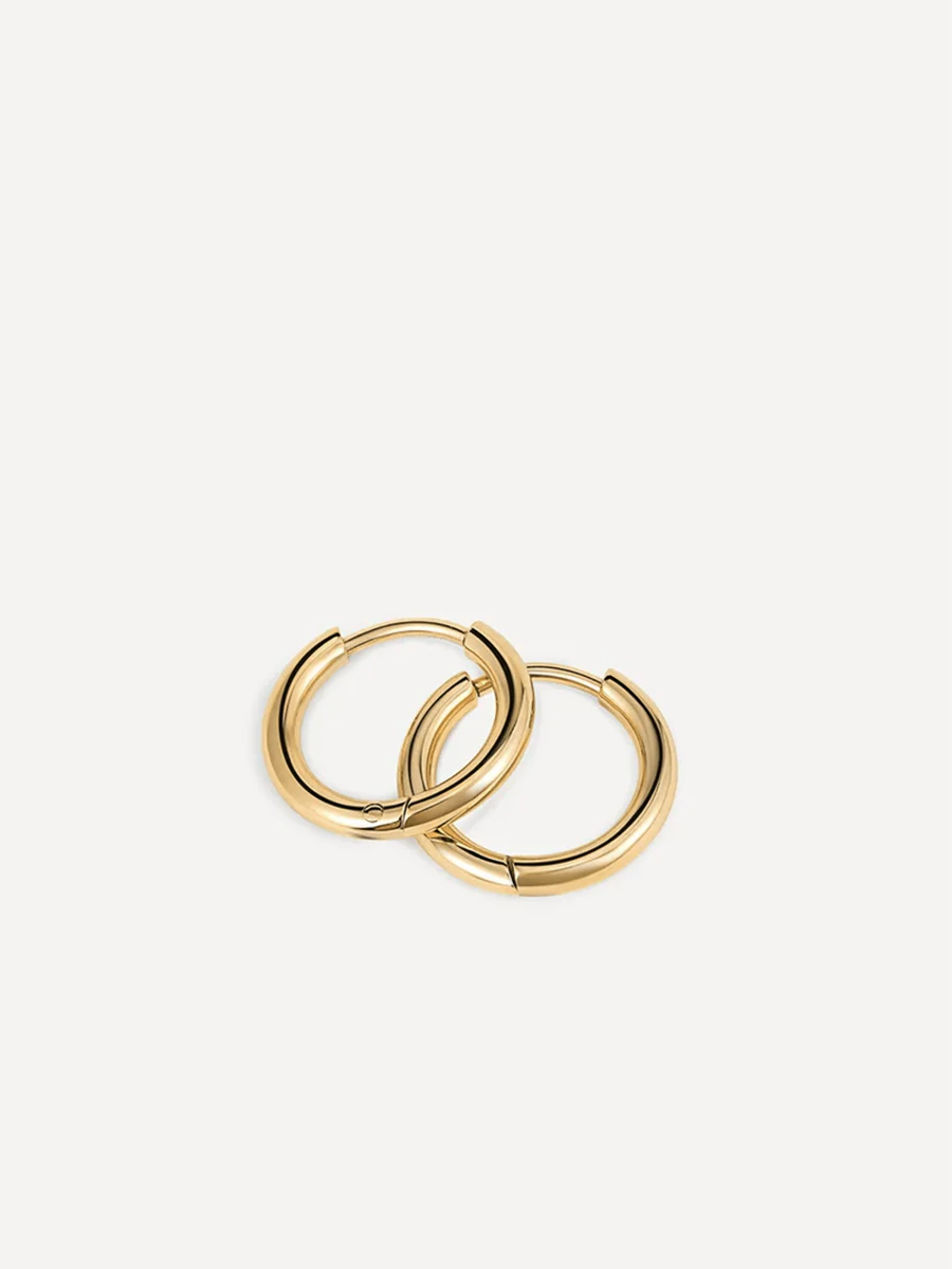 14mm SLIM HOOP Small Ohrringe - Image 13