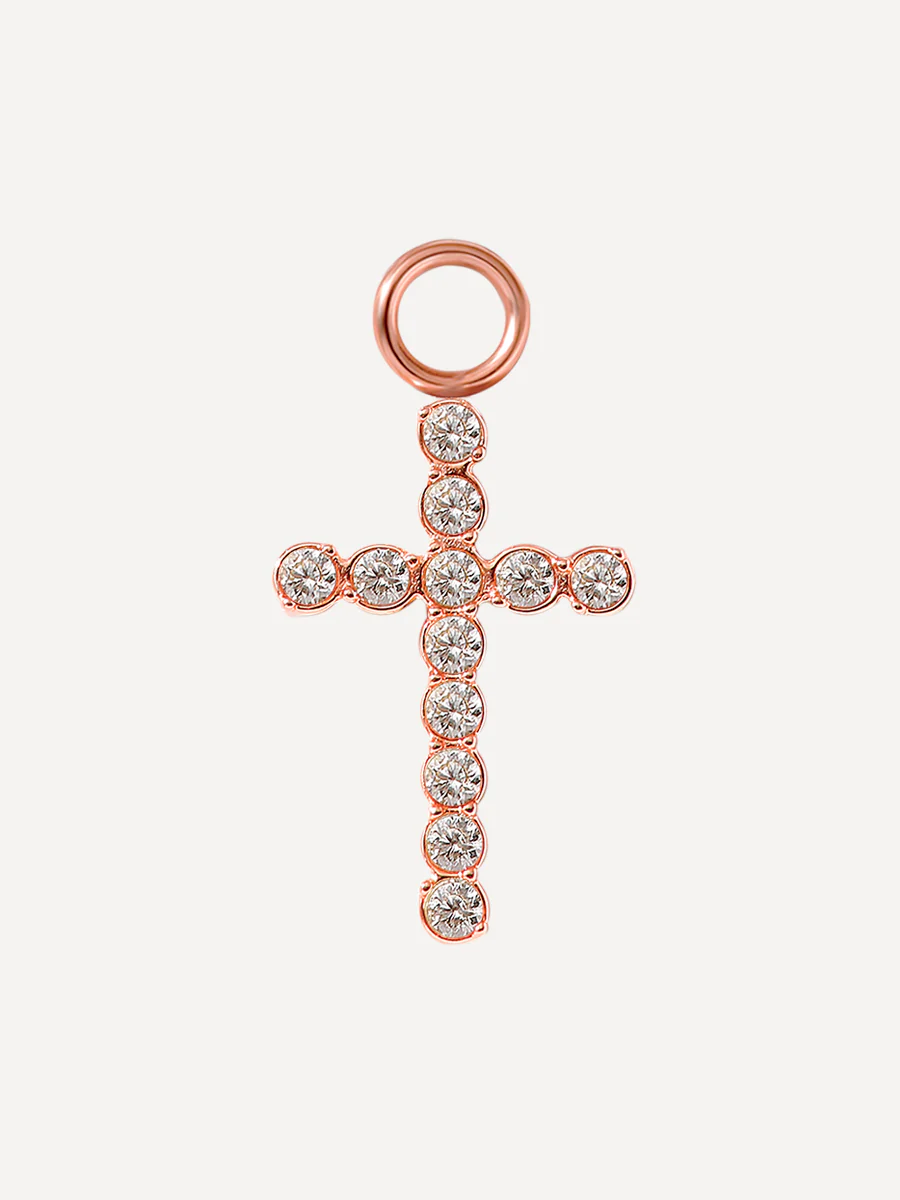 15x10mm Glorious Cross Ohrring-Charm - Image 3