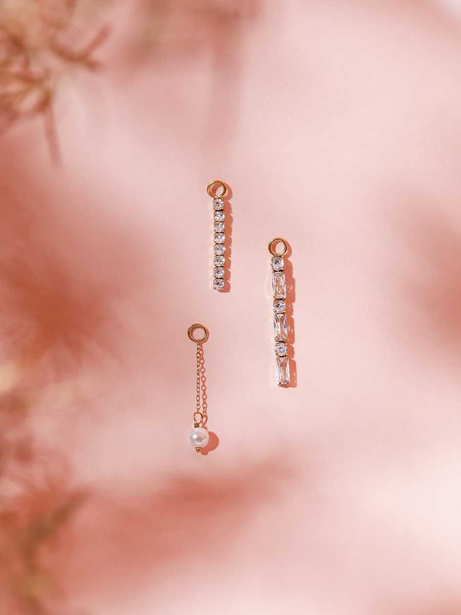 Classic Hoops & Ohrring-Charms Bundle - Image 20