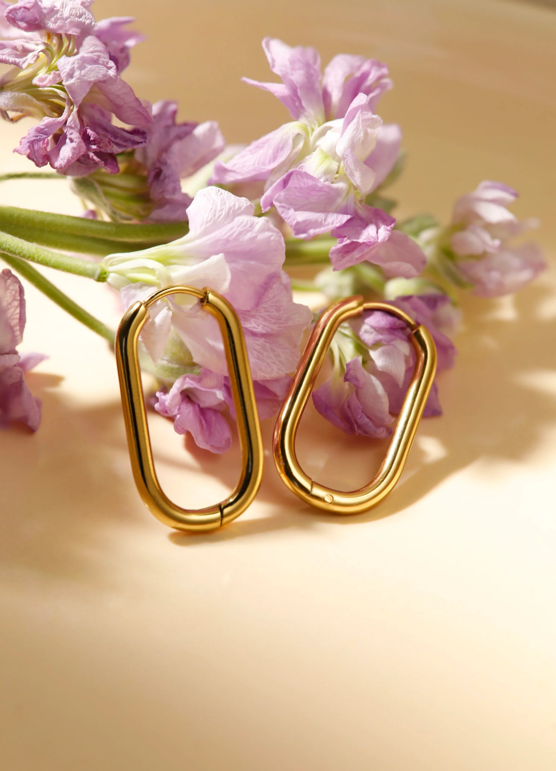 27mm Elegant Oval Ohrringe - Image 4