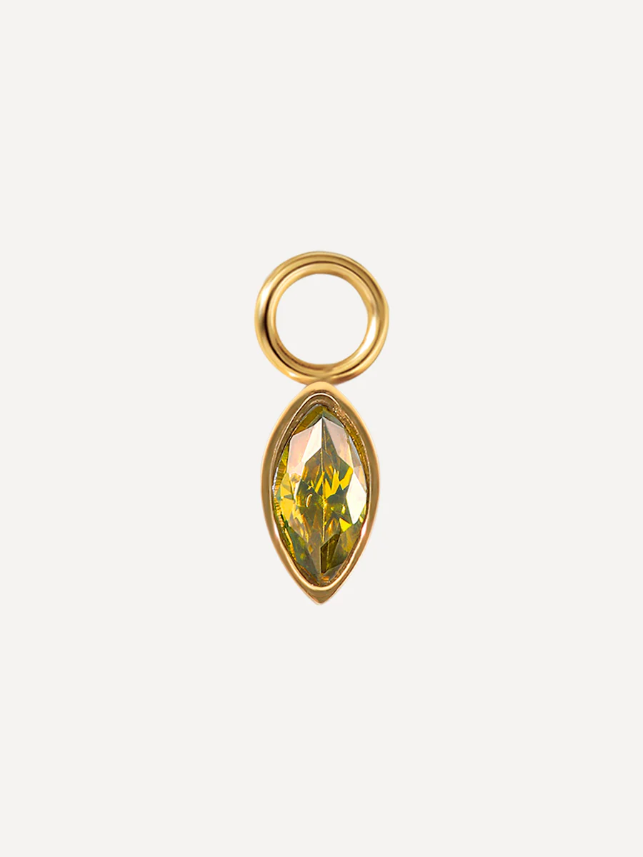 7,5x4mm Green Lake Ohrring-Charm - Image 4