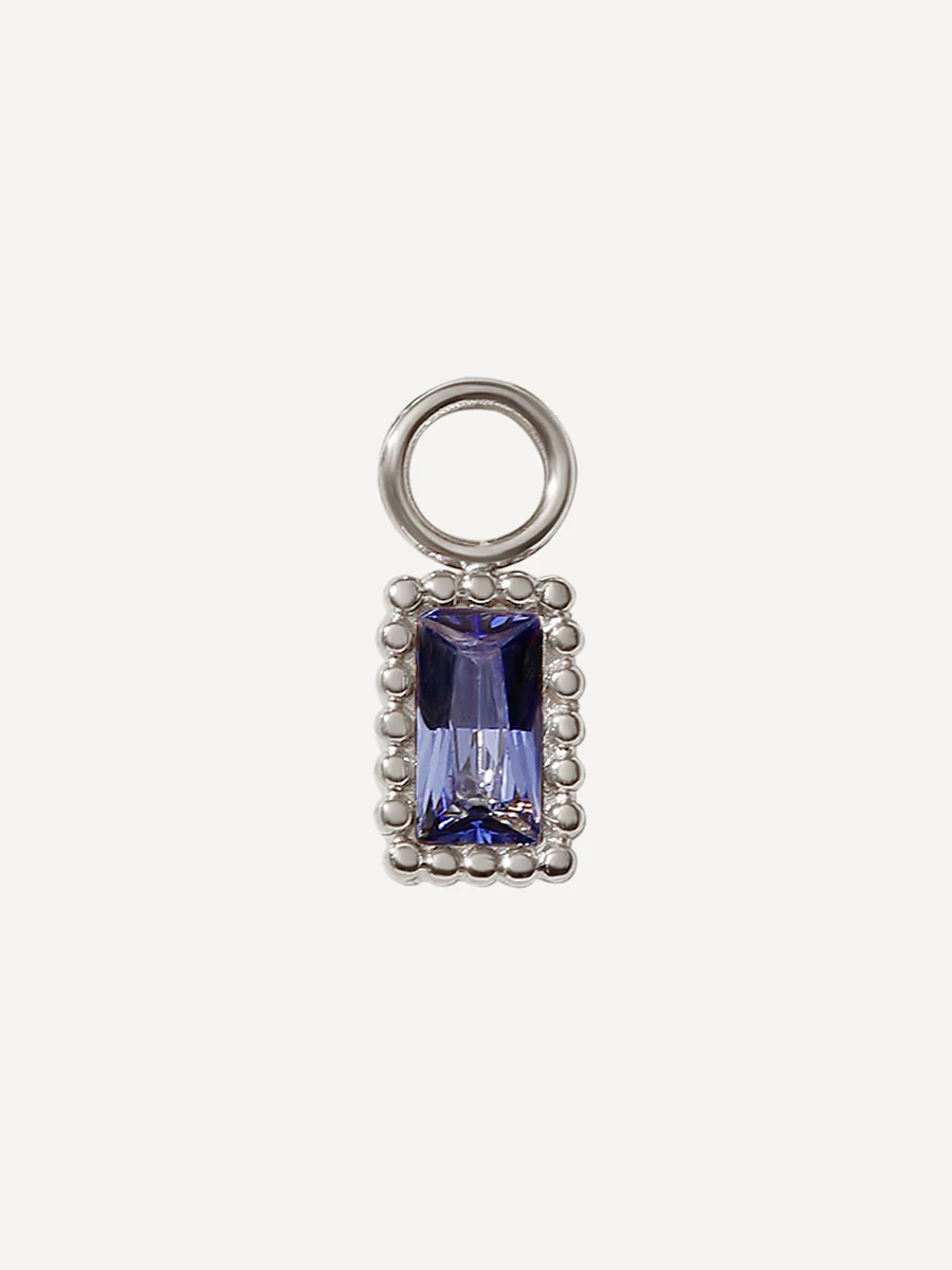 7x5mm Violet's Dream Ohrring-Charm - Image 2