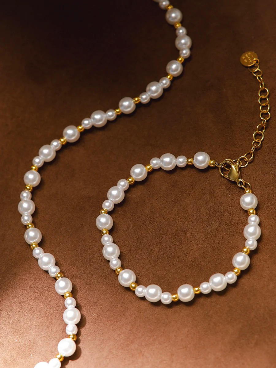 Beaded Pearl Kette - Image 8
