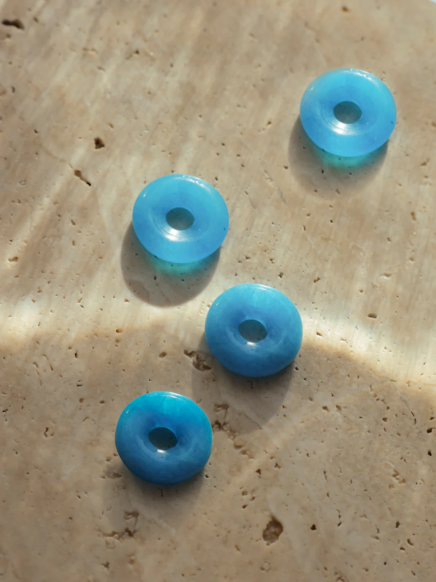 (Passend zu Ohrringen ≥ 17 mm)  Dreamy Donut Blue Ohrring-Charm - Image 4