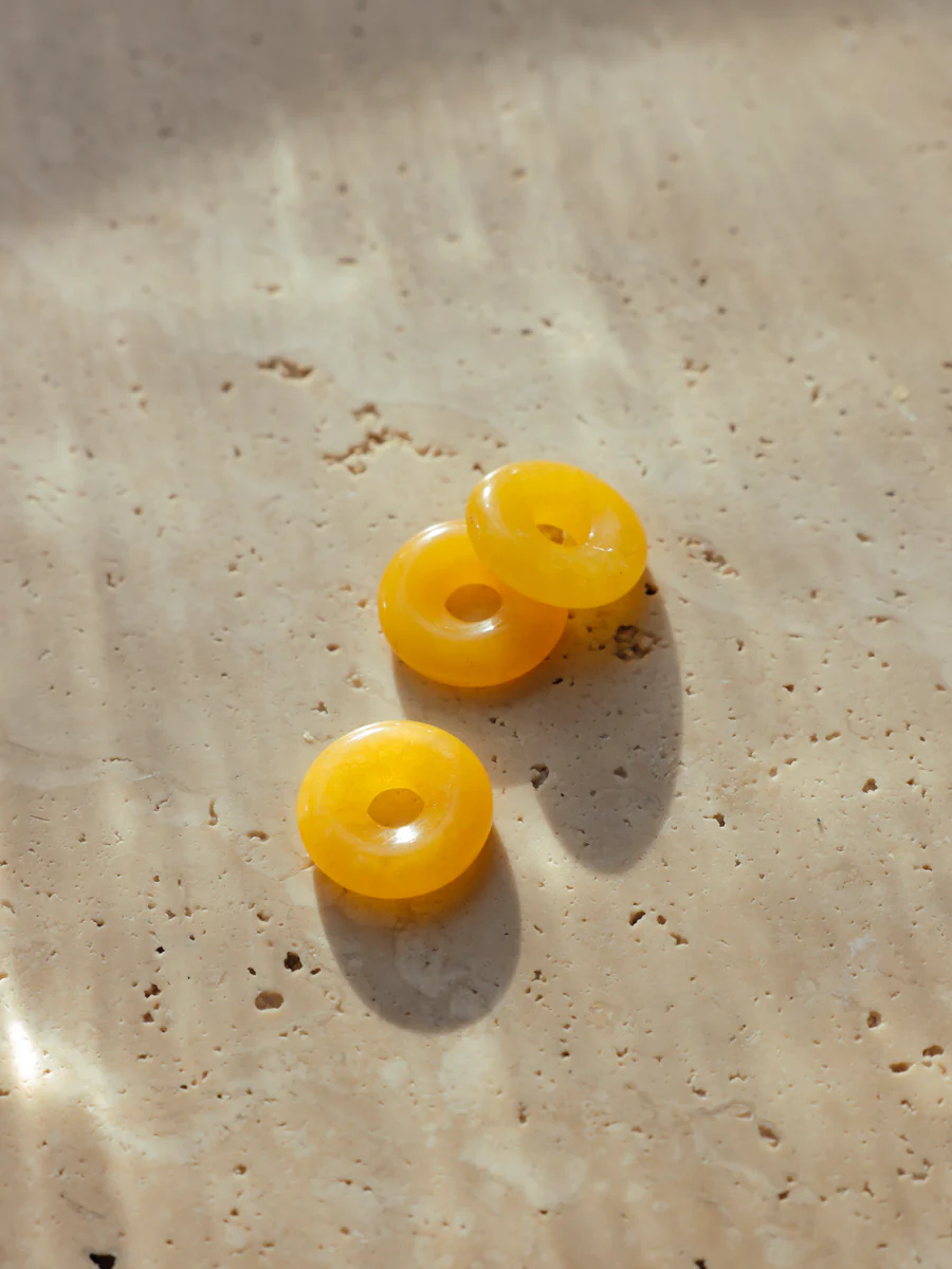 (Passend zu Ohrringen ≥ 17 mm) Dreamy Donut Yellow Ohrring-Charm - Image 4