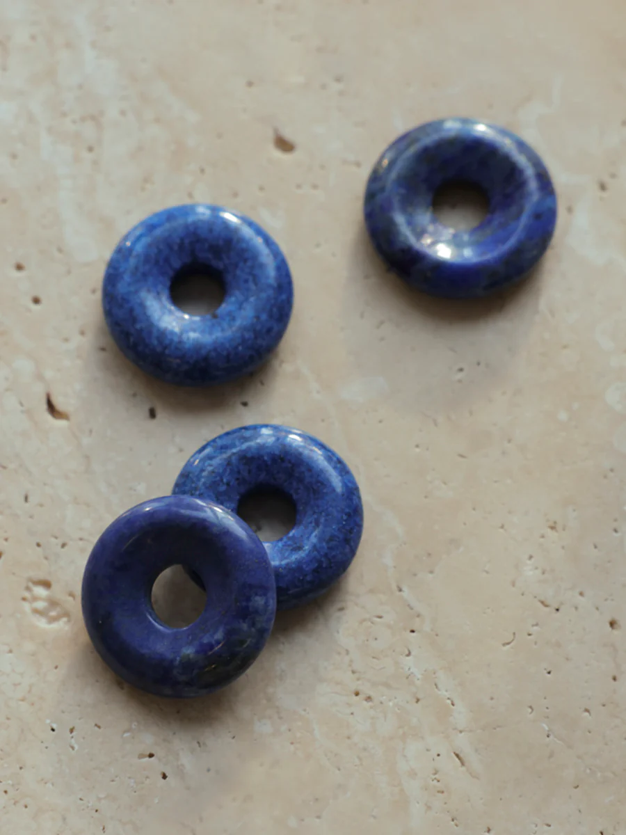 (Passend zu Ohrringen ≥ 17 mm)  Dreamy Donut Dark Blue Ohrring-Charm - Image 4