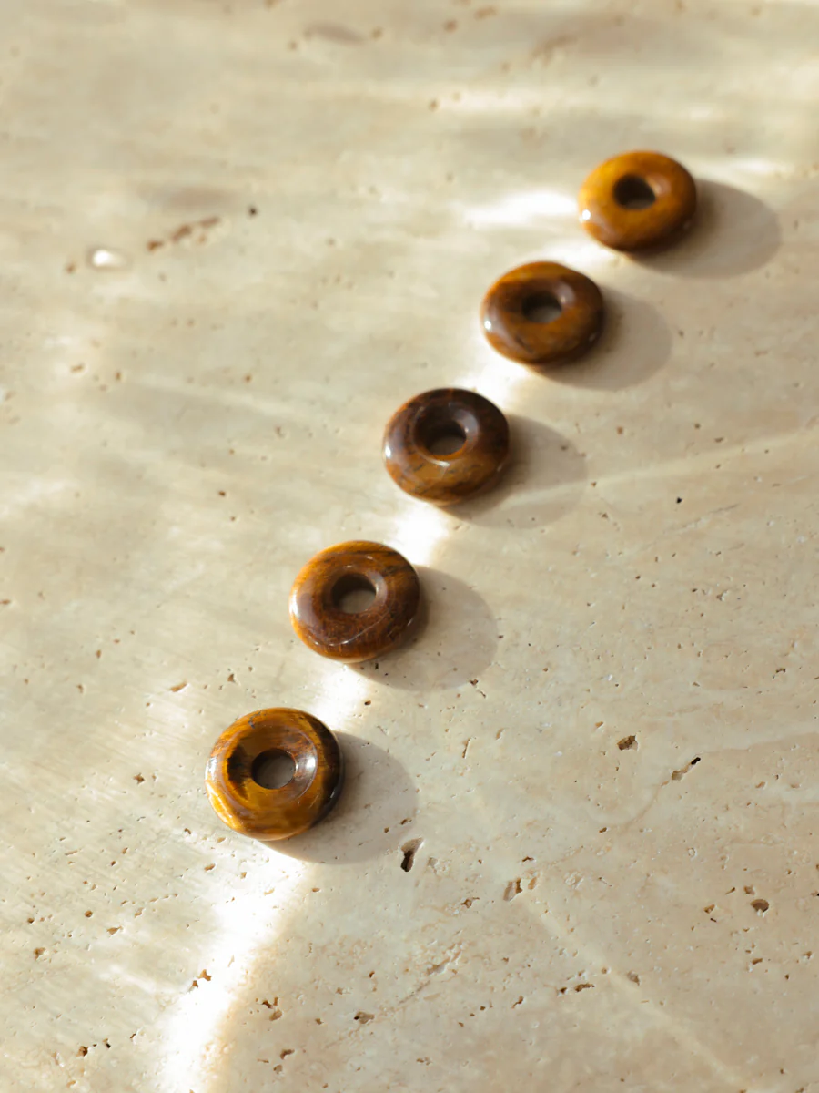 (Passend zu Ohrringen ≥ 17 mm)  Dreamy Donut Coffee Color Ohrring-Charm - Image 4