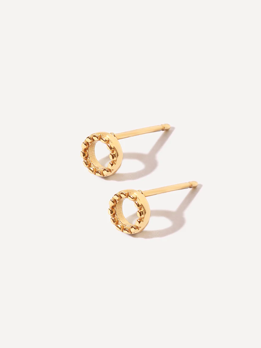 Bubble Round Stud Ohrringe - Image 11
