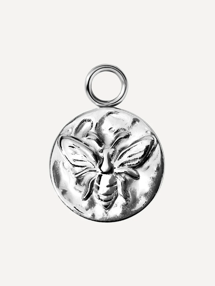 12x12mm Butterfly Embrace Ohrring-Charm - Image 2