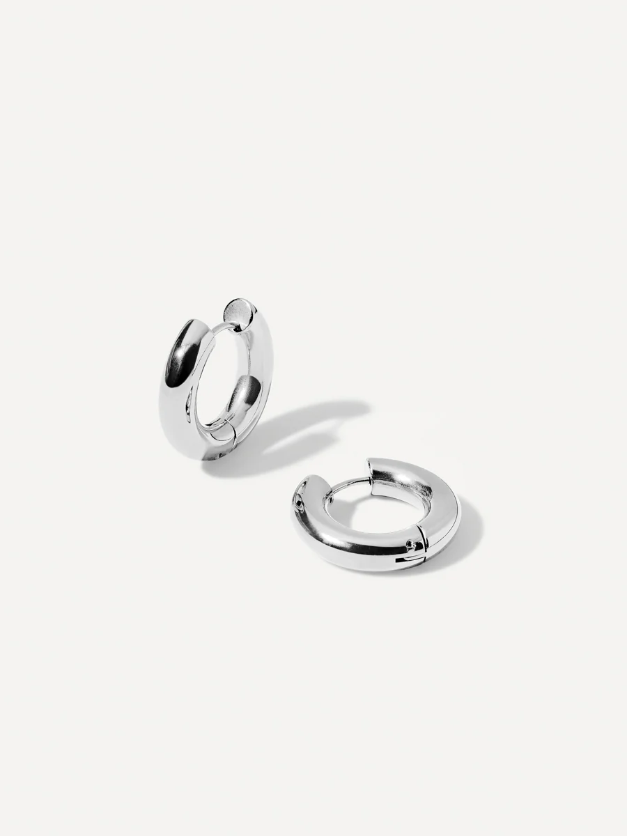 22mm Chunky Hoop Ohrringe - Image 8