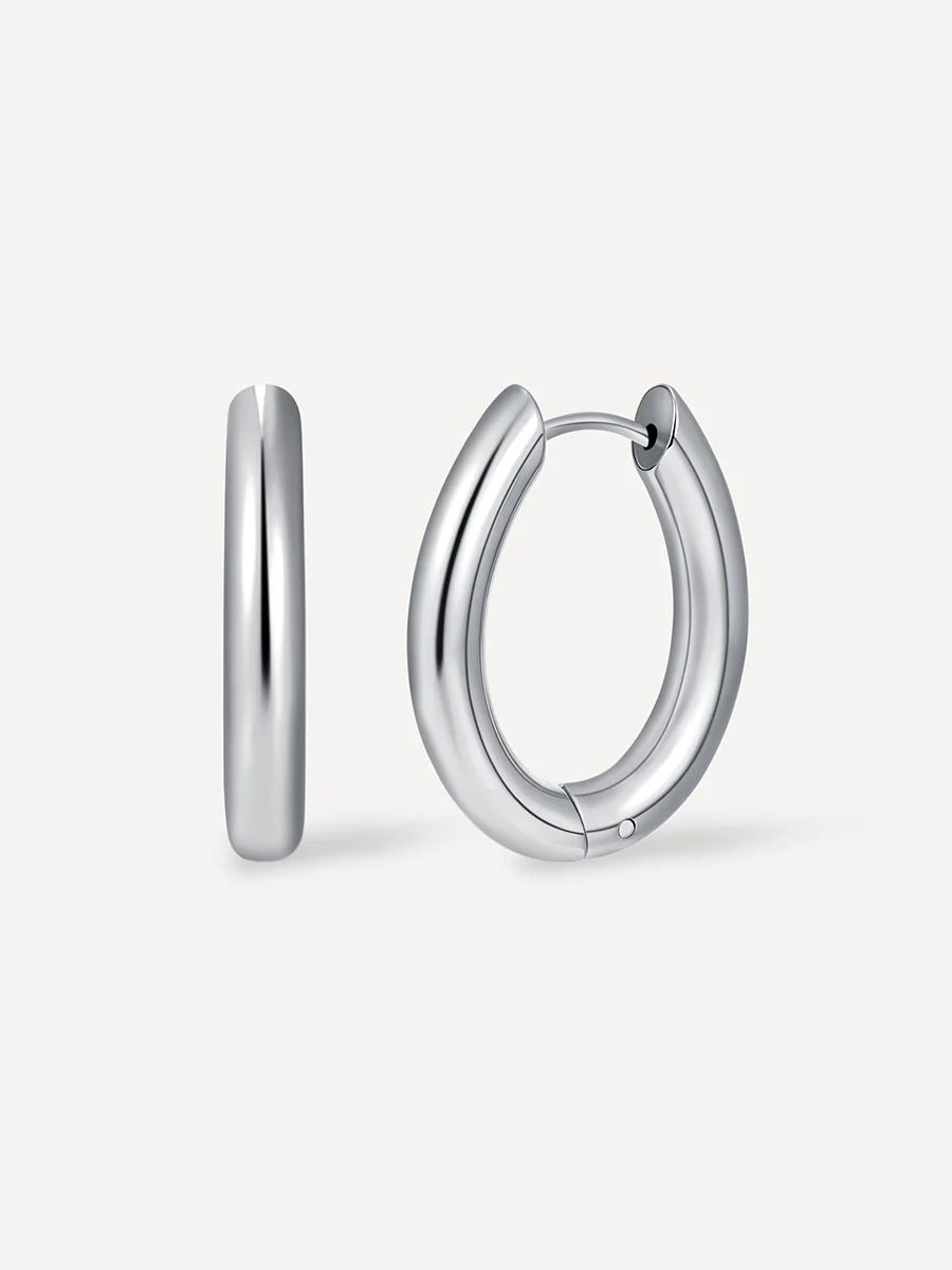 Chunky Oval Ohrringe - Image 14