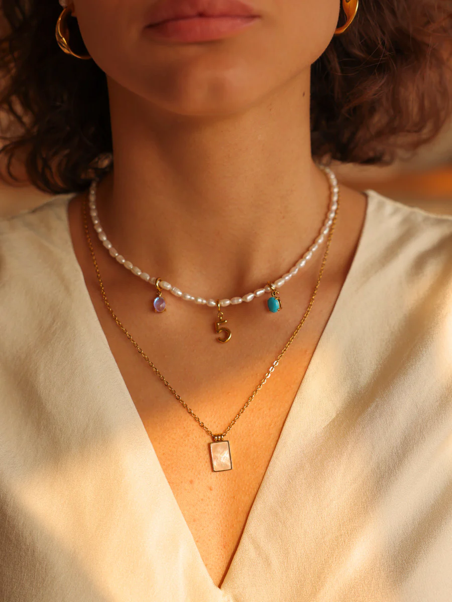 Shining Birth Turquoise Ketten-Charm - Image 3