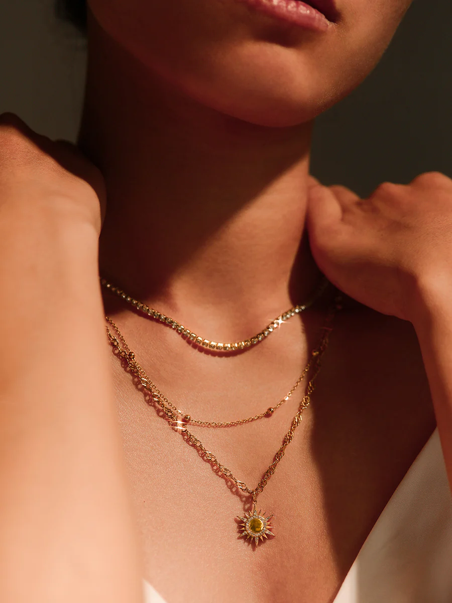 Cluster Glitter Kette - Image 2