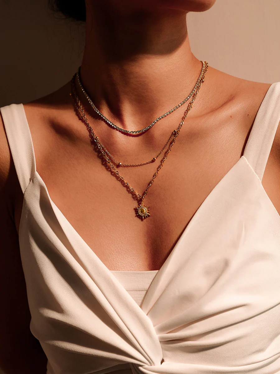 Cluster Glitter Kette - Image 5