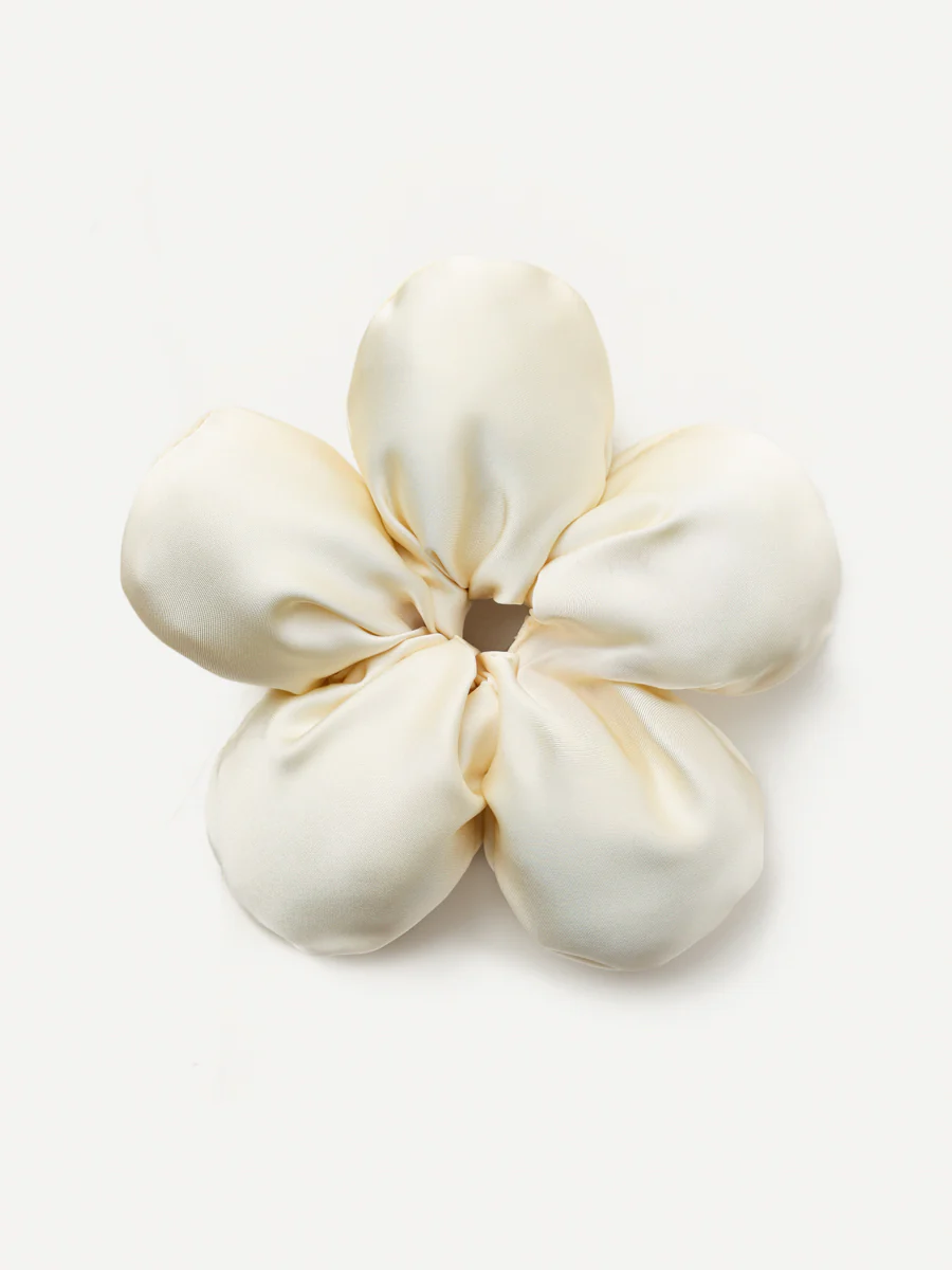 Cream Blossom Scrunchie - Image 11