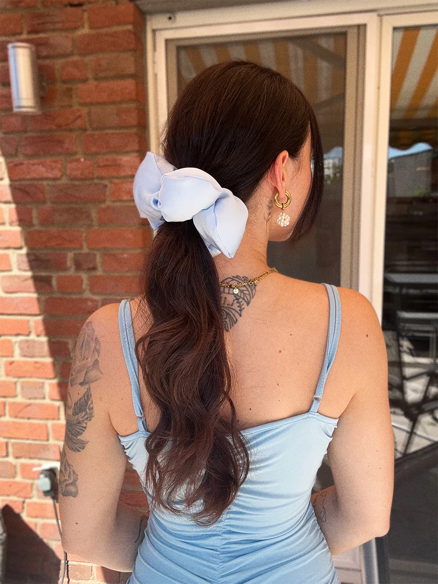 Cream Blossom Scrunchie - Image 9