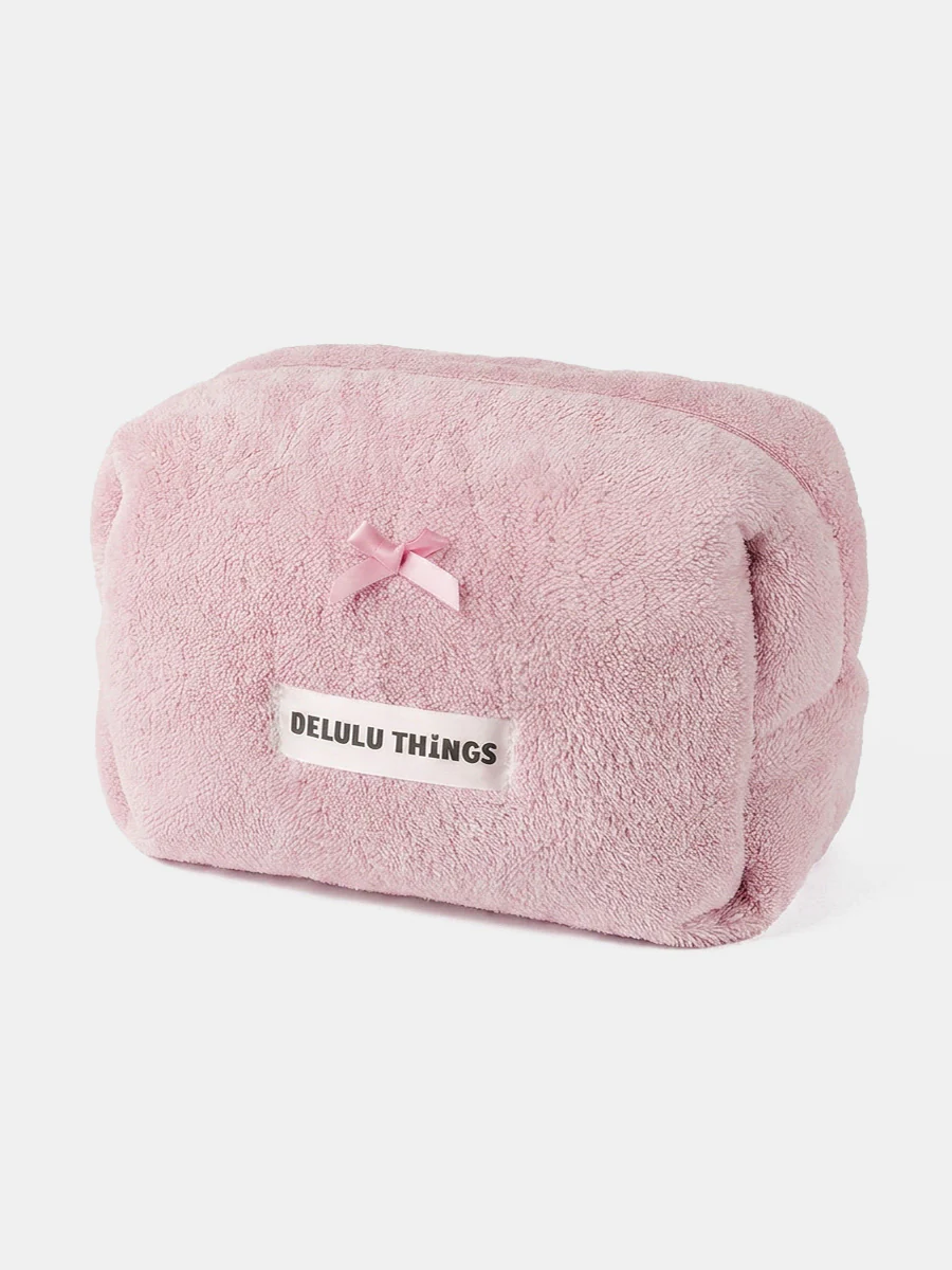 Cream Puff Pink Kosmetiktasche - Image 10