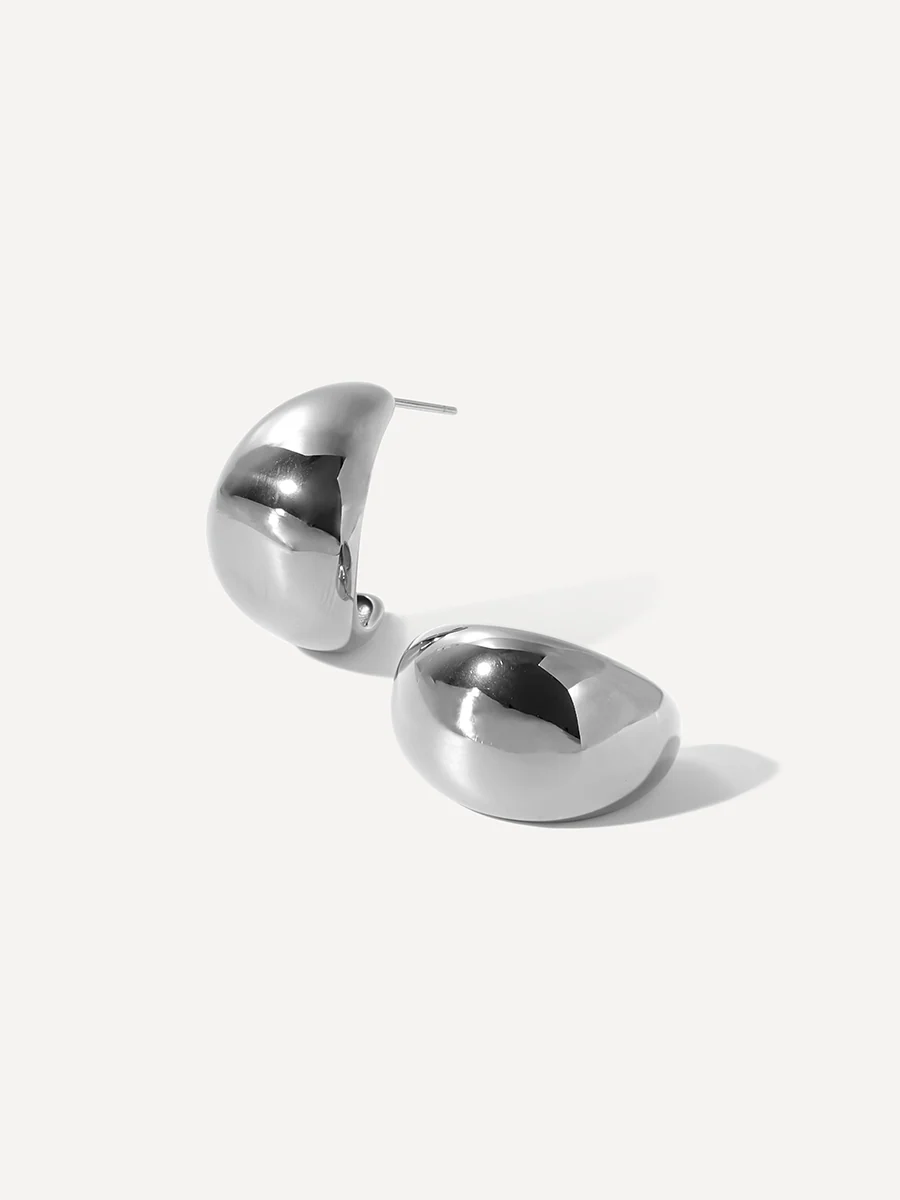 Crescent Hoop Large Ohrringe - Image 6
