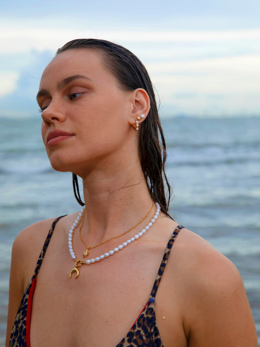 Crescent Pearl Kette - Image 3