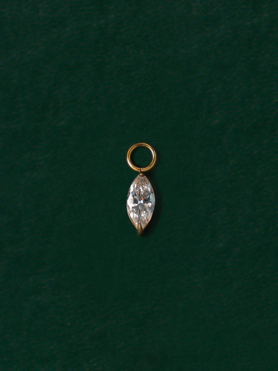 4x8mm Crystal Chic Medium Ohrring-Charm - Image 3