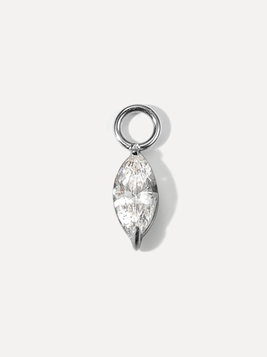4x8mm Crystal Chic Medium Ohrring-Charm - Image 4