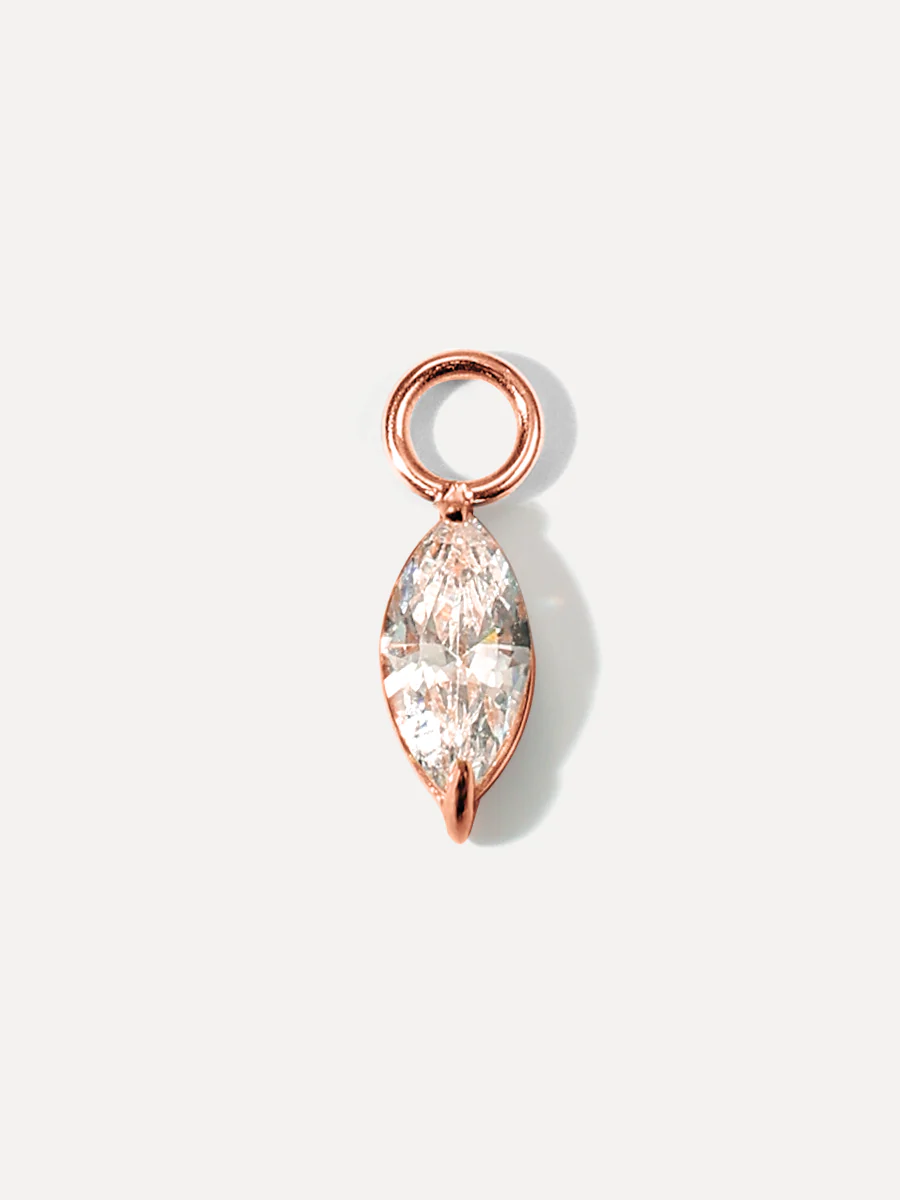 4x8mm Crystal Chic Medium Ohrring-Charm - Image 5