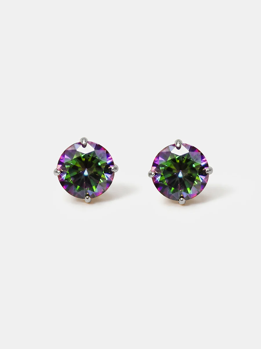 Crystal Delight Aurora Black Stub-Ohrringe - Image 5