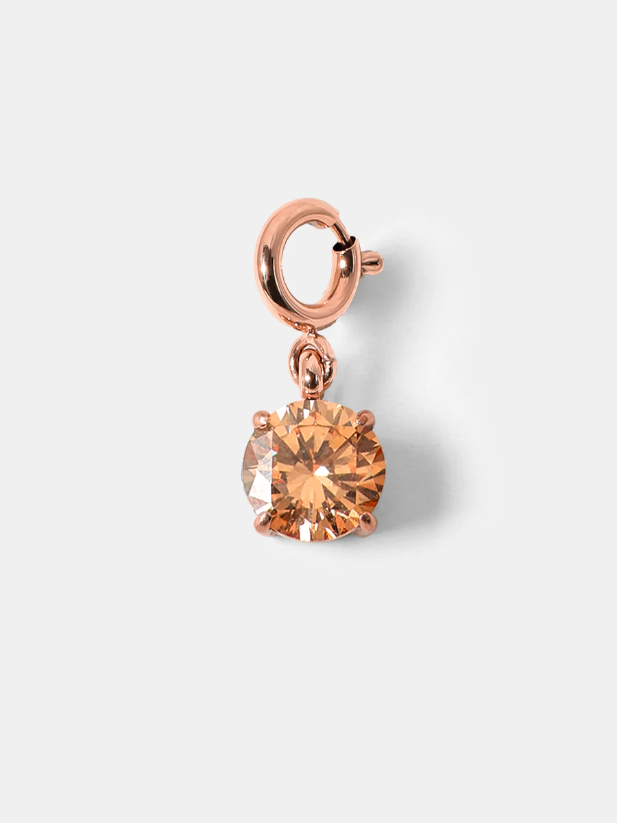 Crystal Delight Champagne Ketten-Charm - Image 5