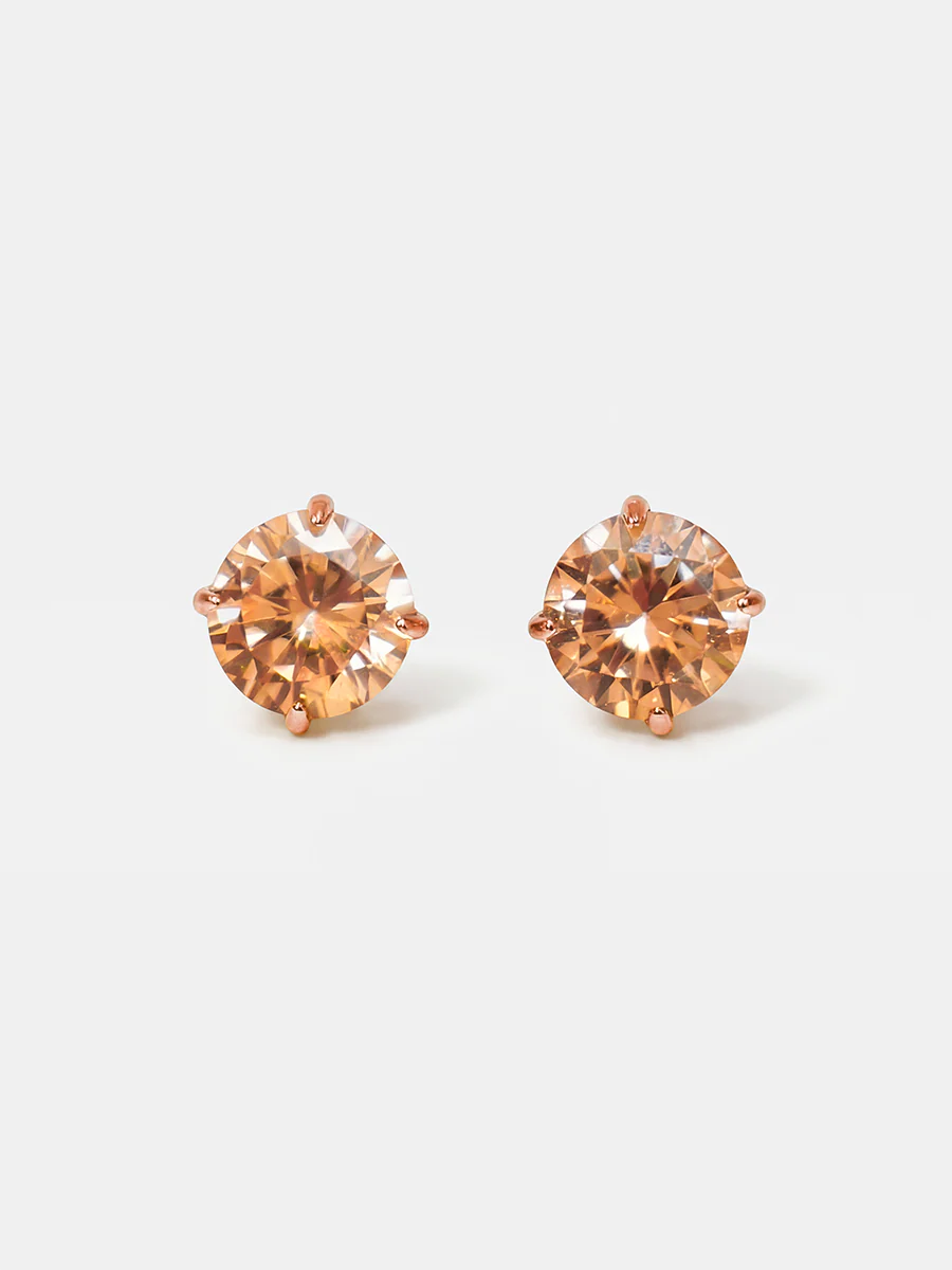 Crystal Delight Champagne Stub-Ohrringe - Image 11