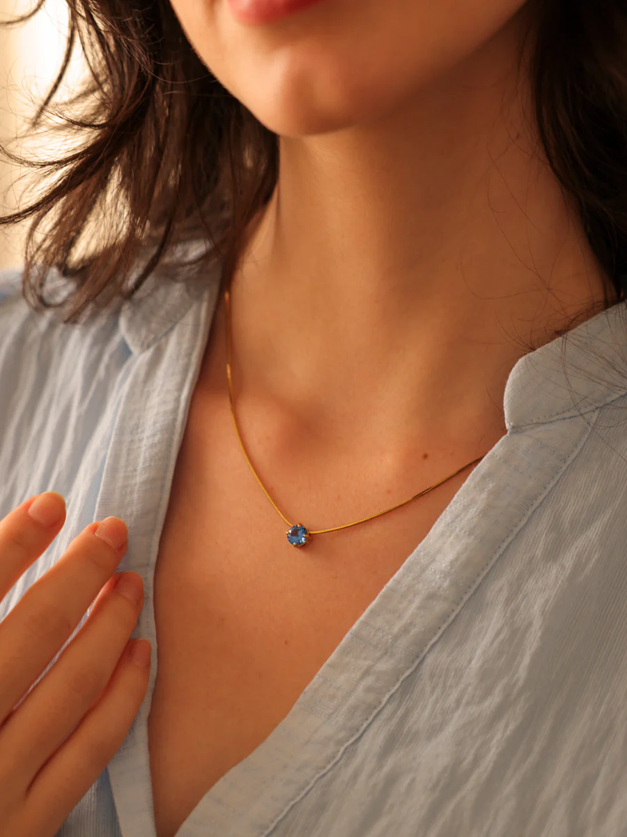 Crystal Delight Dark Blue Kette - Image 3