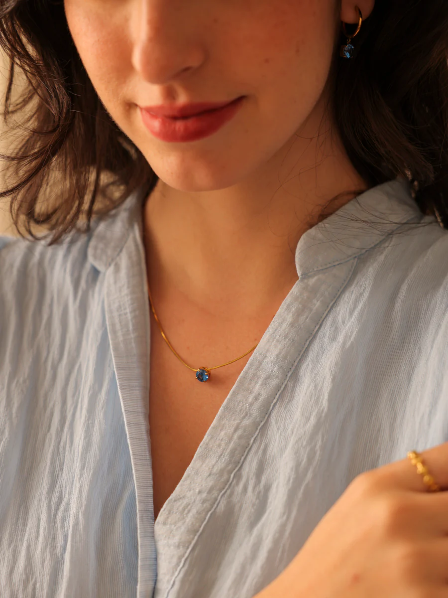 Crystal Delight Dark Blue Kette - Image 5