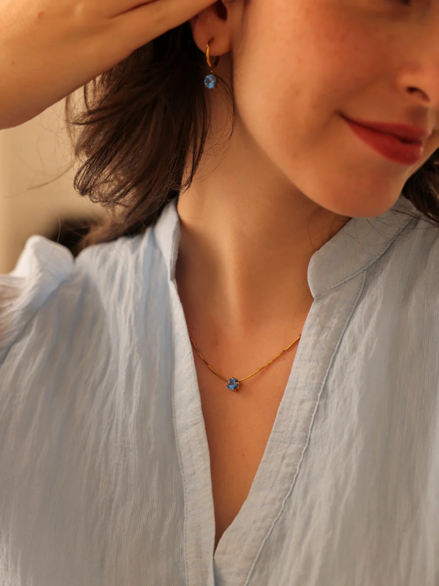 Crystal Delight Dark Blue Kette - Image 6