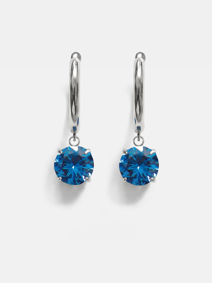 Crystal Delight Dark Blue Ohrringe - Image 7