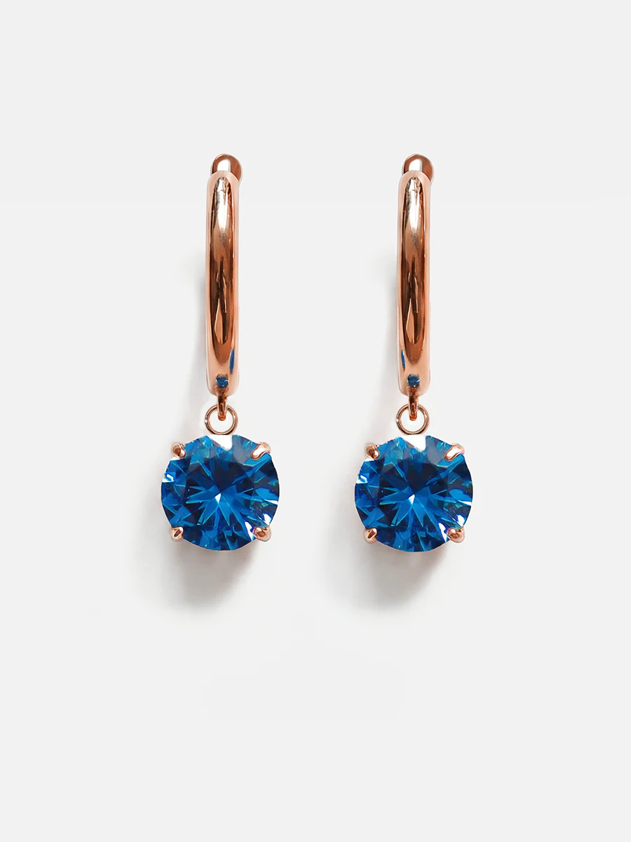 Crystal Delight Dark Blue Ohrringe - Image 8