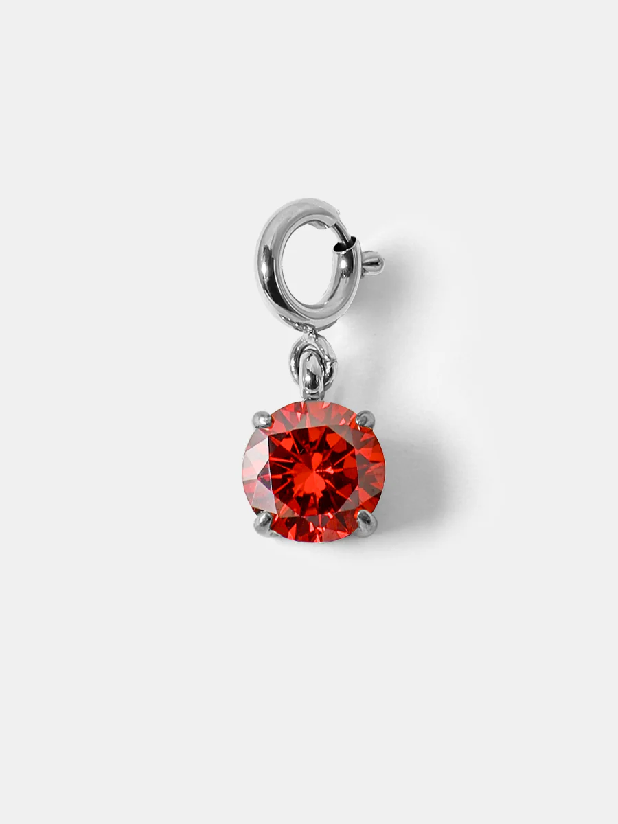 Crystal Delight Dark Red Ketten-Charm - Image 4