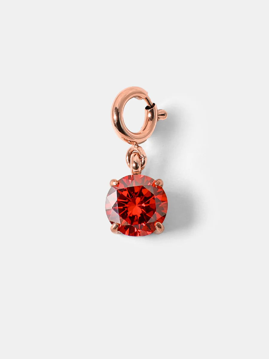 Crystal Delight Dark Red Ketten-Charm - Image 5