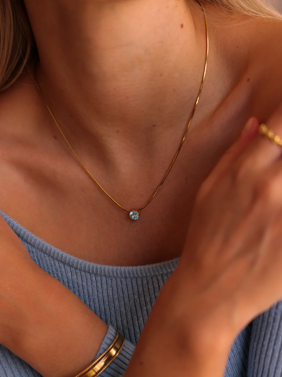Crystal Delight Light Blue Kette - Image 2