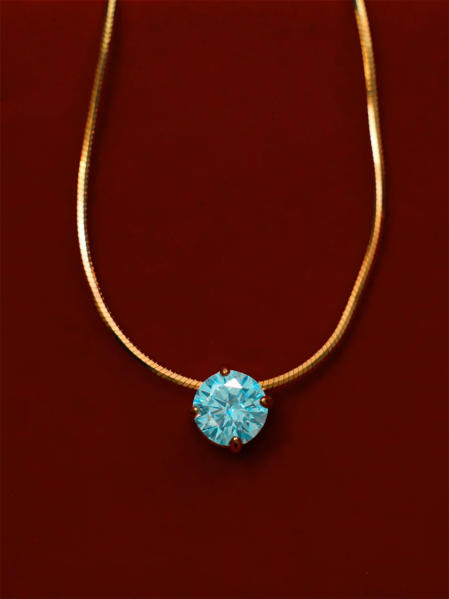 Crystal Delight Light Blue Kette - Image 4