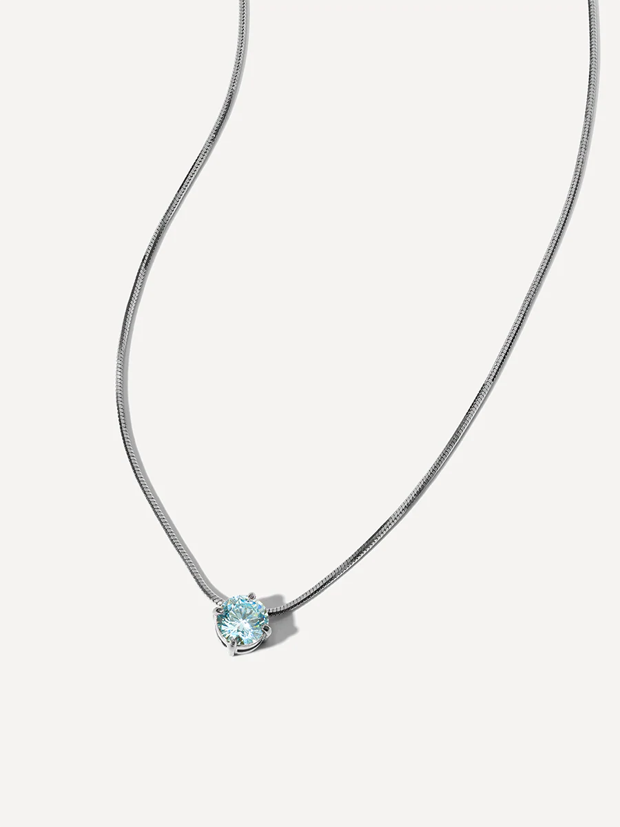 Crystal Delight Light Blue Kette - Image 8