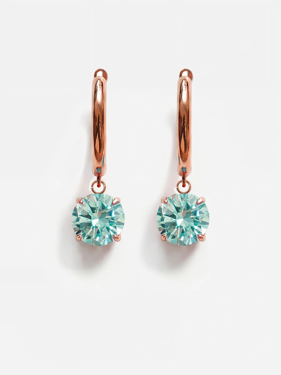 Crystal Delight Light Blue Ohrringe - Image 7