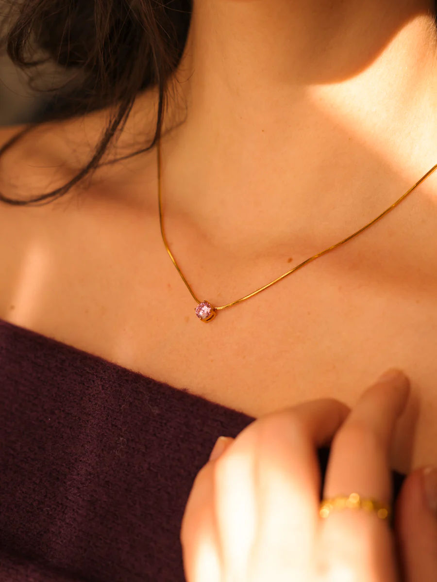 Crystal Delight Pink Kette - Image 2