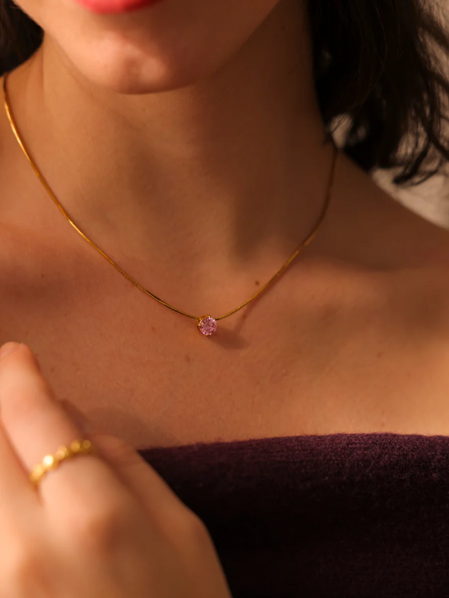 Crystal Delight Pink Kette - Image 3